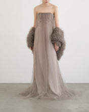 Load image into Gallery viewer, Fruffy greige dress