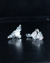 Load image into Gallery viewer, Drops of light earrings - silver color