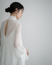 Load image into Gallery viewer, Long-sleeve High‐necked dress