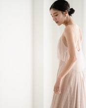 Load image into Gallery viewer, Pink beads flare dress