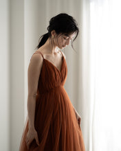 Load image into Gallery viewer, Red terracotta dress