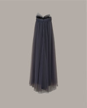 Load image into Gallery viewer, Charcoal Big ribbon dress