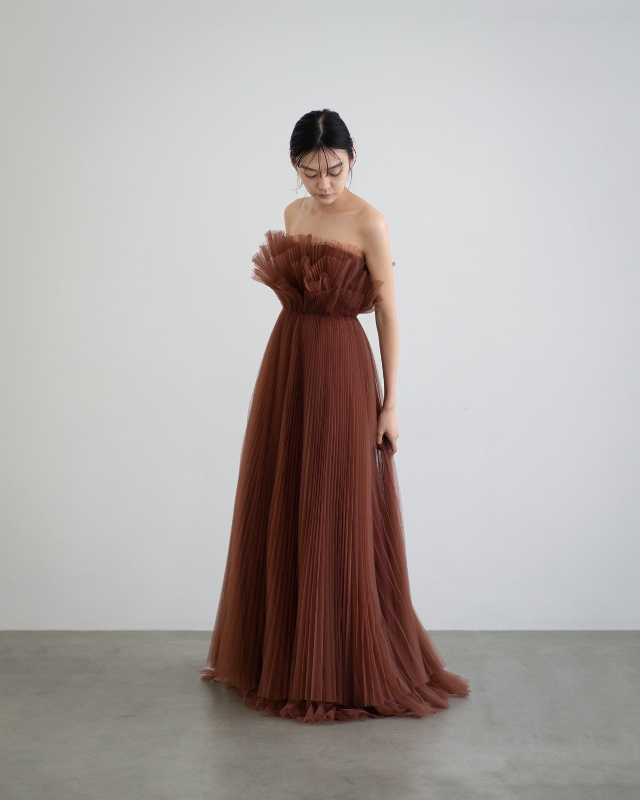 brick colour dress party wear Joyfolie GirlsCatrin Dress in Brick, Size 3