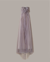 Load image into Gallery viewer, Smoky purple Raffle color dress
